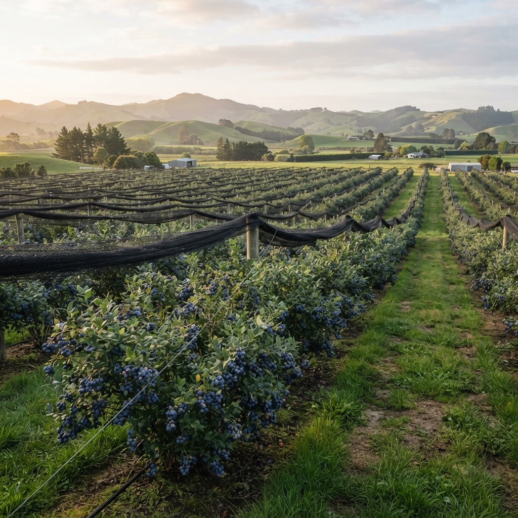 Blueberry Harvest – Waikato