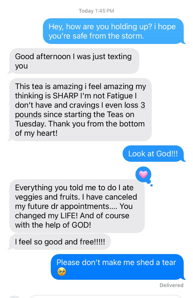 Original client message