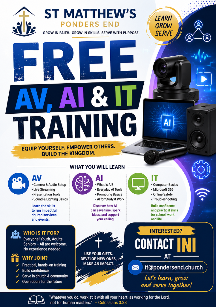 Free AV, AI & IT Training