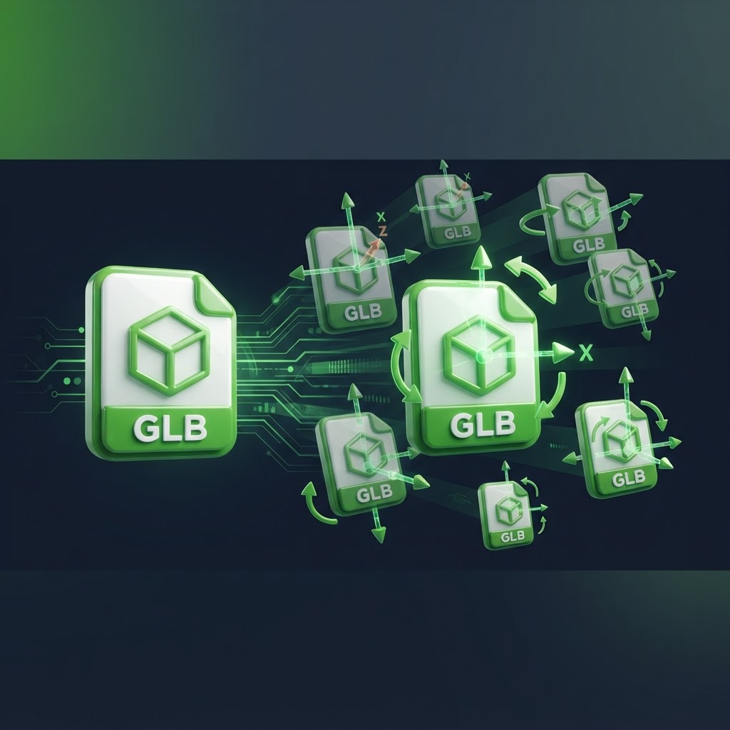 Optimizing 3D GLB Asset Instancing for Performance
