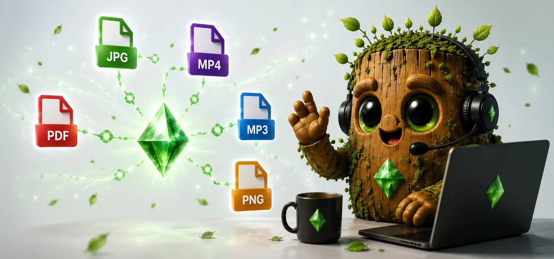 Call to action banner - Start compressing images, videos, and audio files free in your browser with File Optimized
