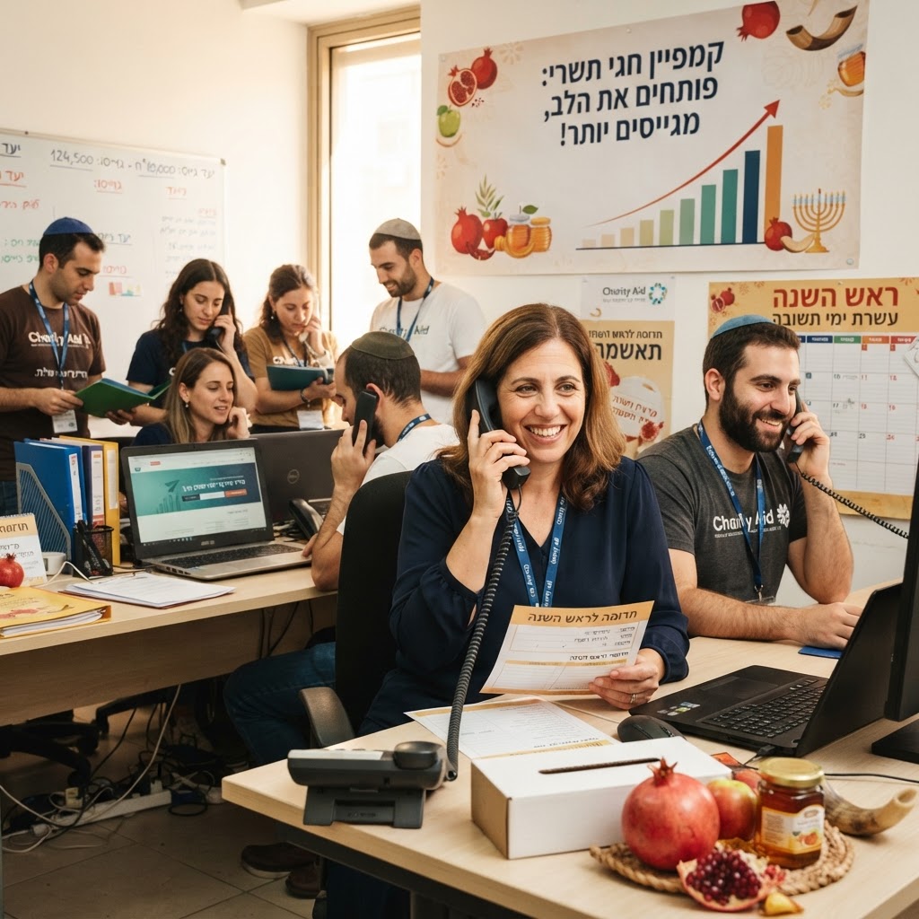 קמפיין תרומות לחגי תשרי: הדרך לגייס יותר לפני ראש השנה - חנן הראל