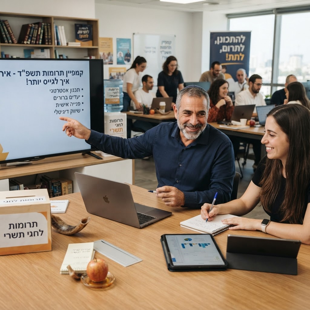 קמפיין תרומות בחגי תשרי: כמה תובנות אחרי של אחרי החגים. ואיך הכפלנו הכנסות של ארגון בתוך שנה- חנן הראל