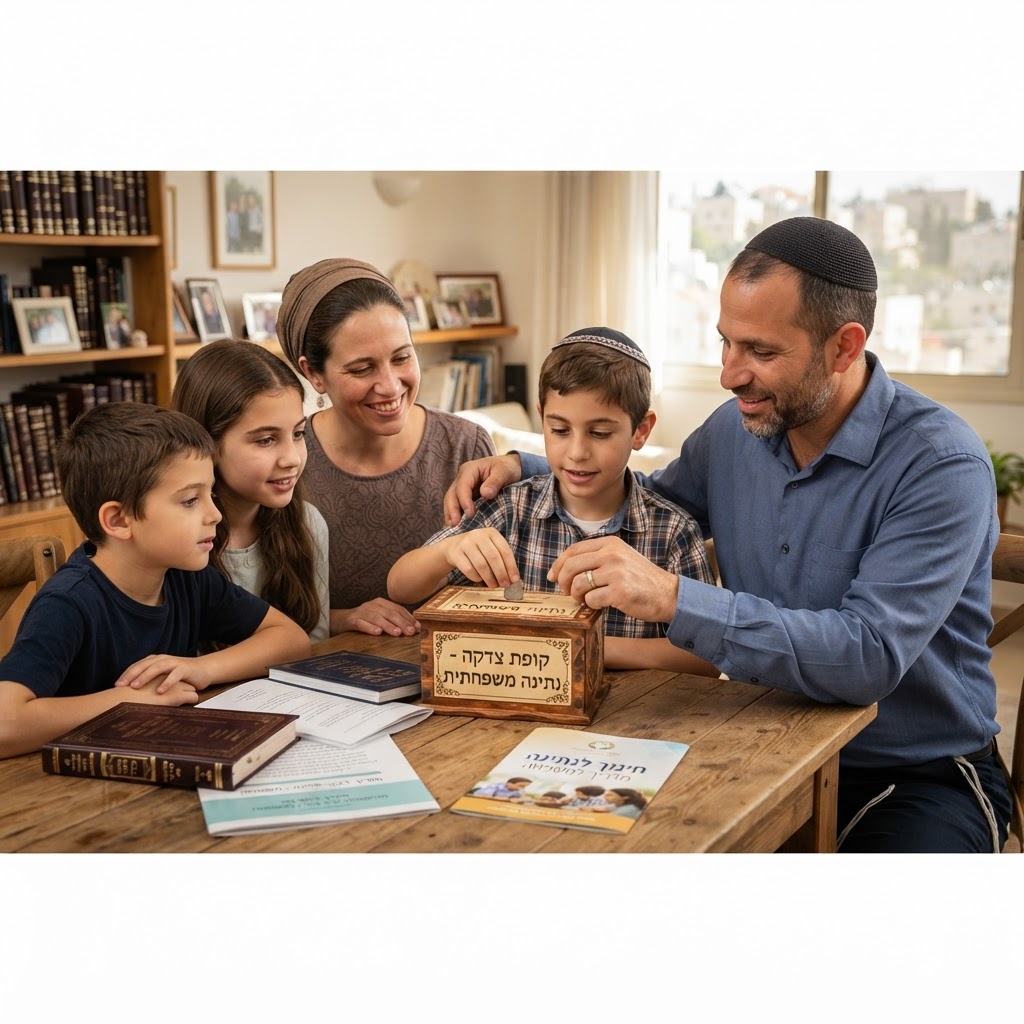 כך מגדלים דור חדש של תורמים: נתינה יהודית מתחילה במשפחה - חנן הראל