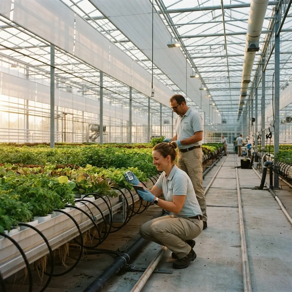 Controlled-Environment Farming Cluster — view 2