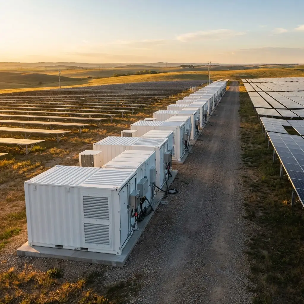 Island Solar-Storage Microgrid — view 2