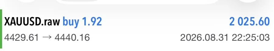 Screenshot: XAUUSD +2.025,60, Mitglied