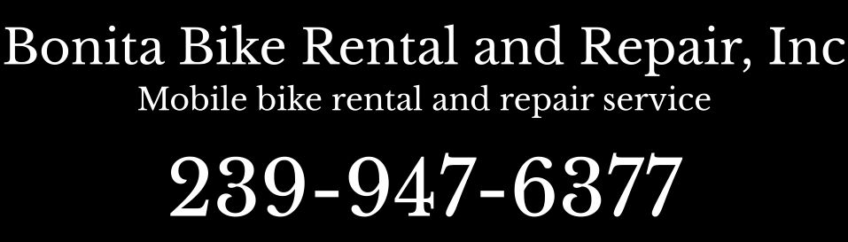 Bonita Bike Rental and Repair text logo