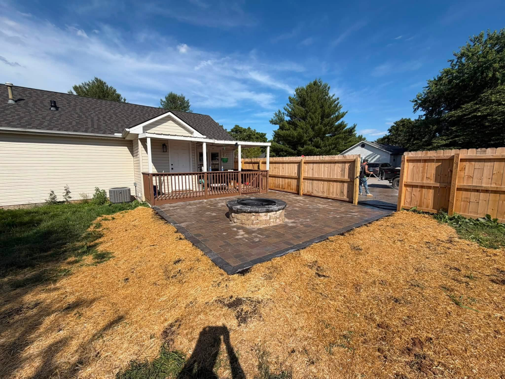 Simple Paver Patio & Fire Pit - Big Impact, Small Budget 2