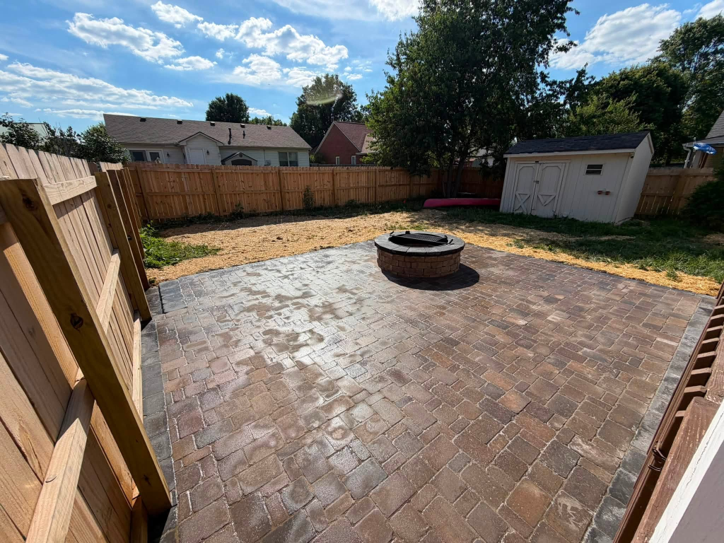 Simple Paver Patio & Fire Pit - Big Impact, Small Budget 1