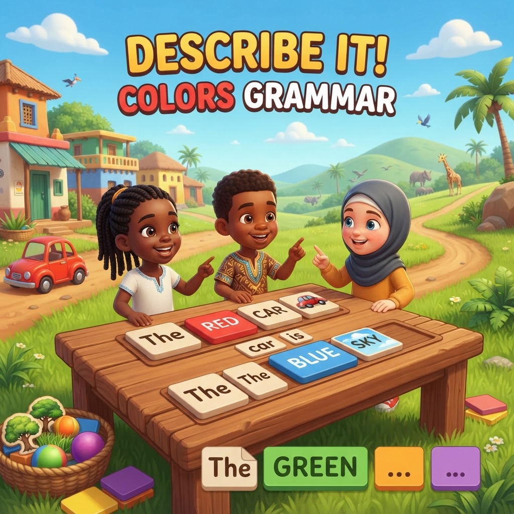 Describe It! Colors Grammar
