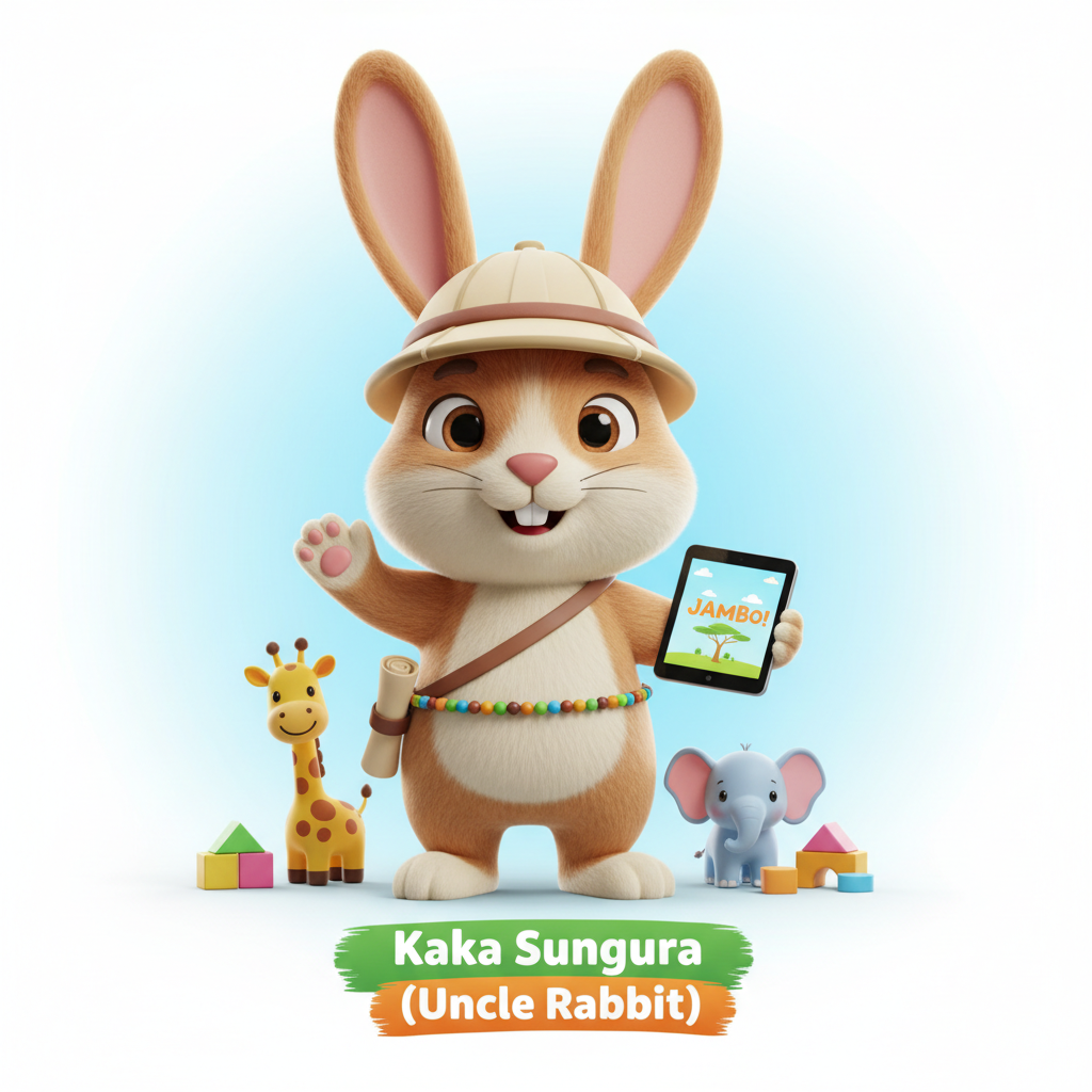 Kaka Sungura 3D rabbit mascot