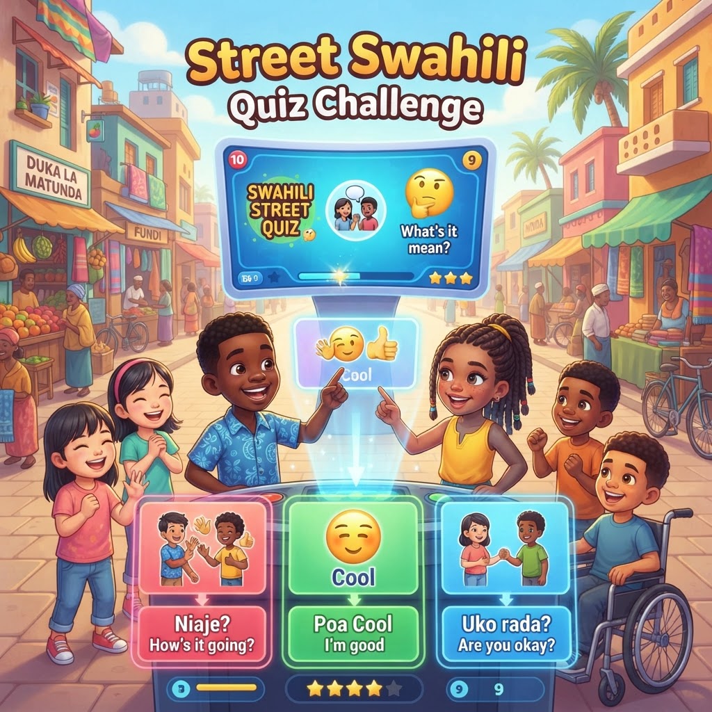 Street Swahili Quiz Challenge