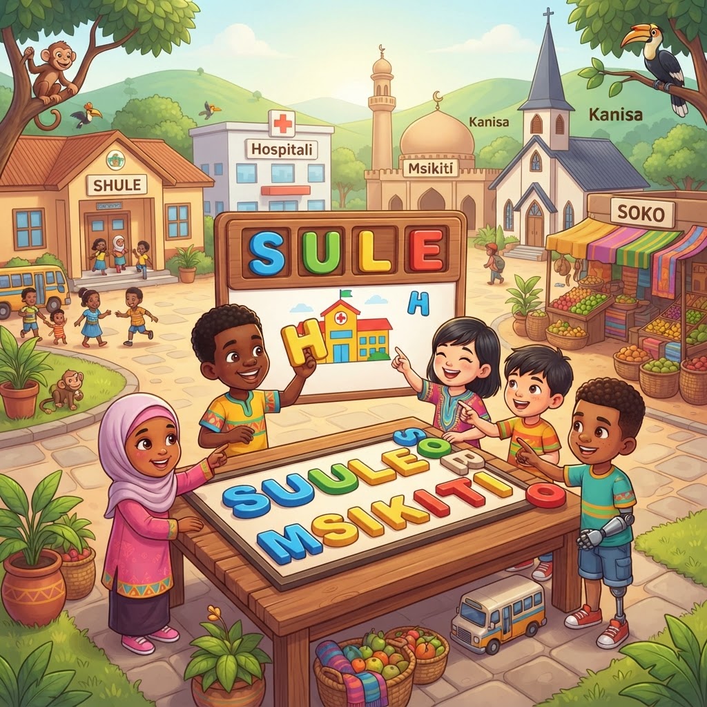 Community Places Scramble
