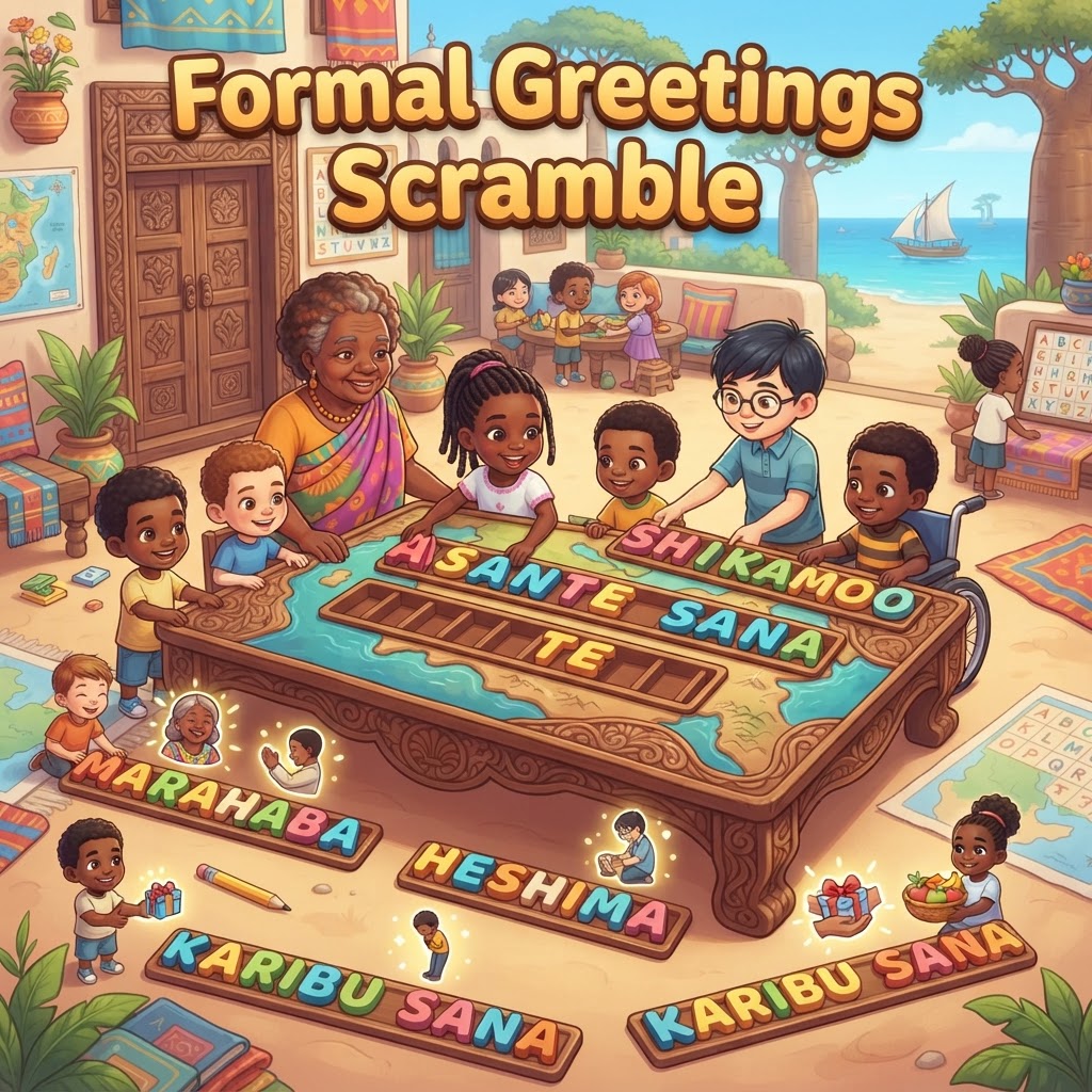 Formal Greetings Scramble