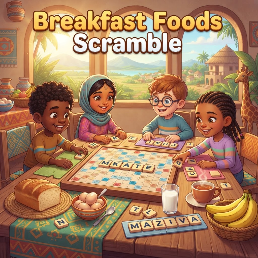 Breakfast Foods Scramble