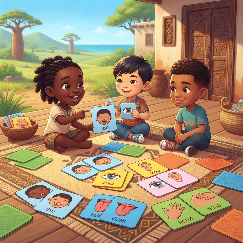 Face and Senses Memory Game