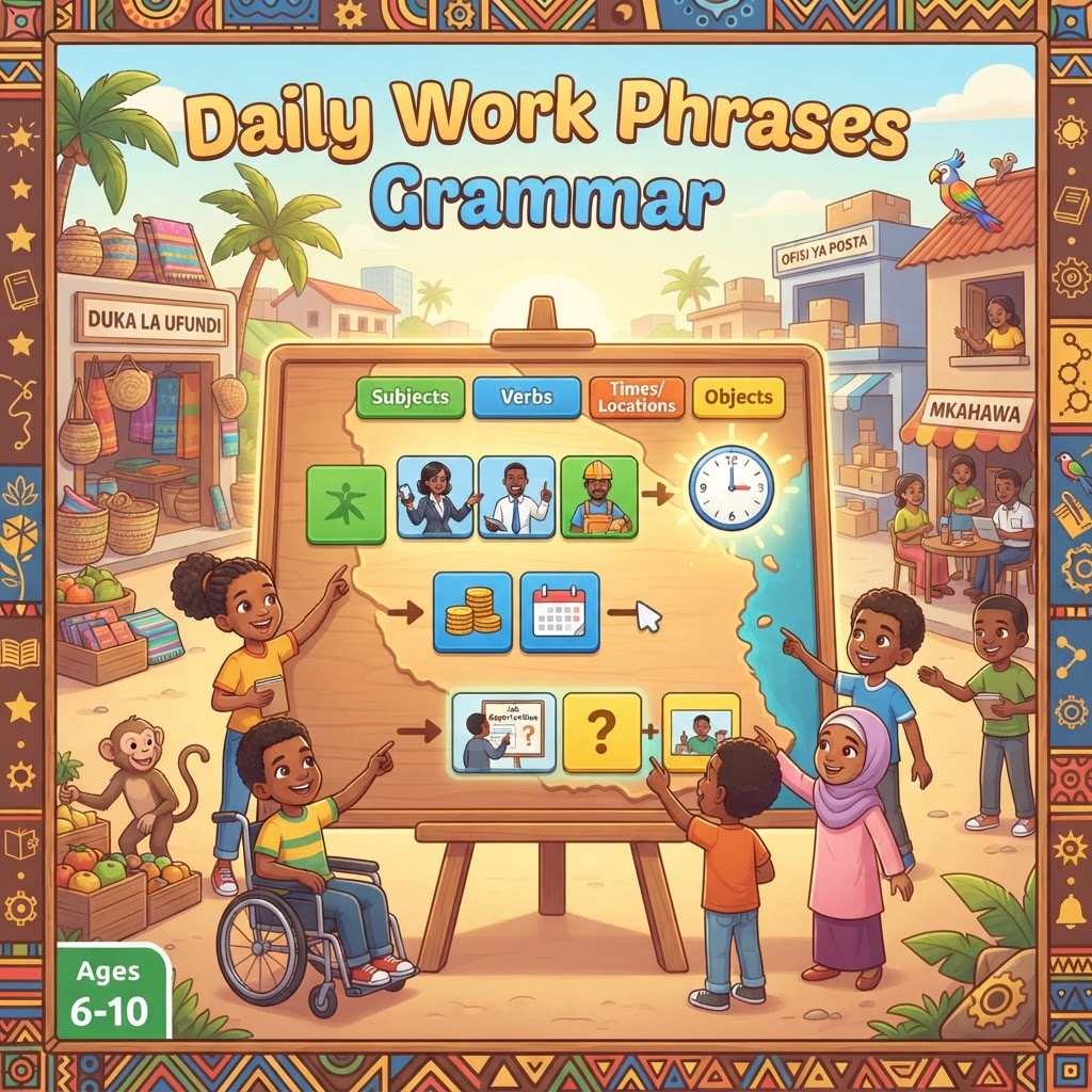 Daily Work Phrases Grammar