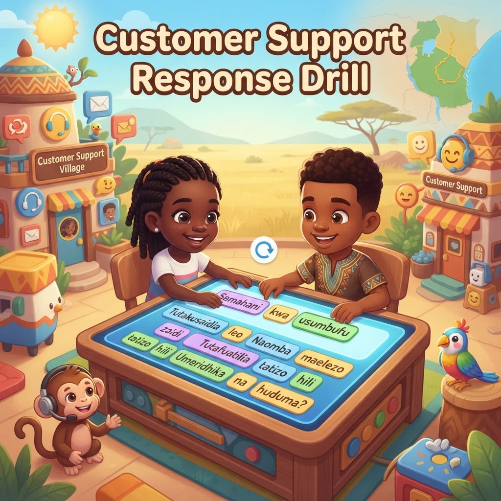 Customer Support Response Drill