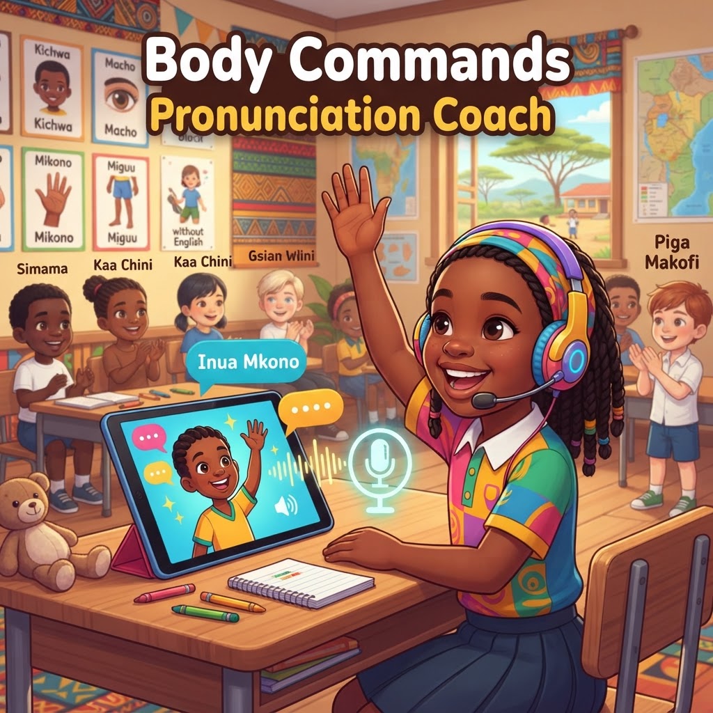 Body Commands Pronunciation Coach