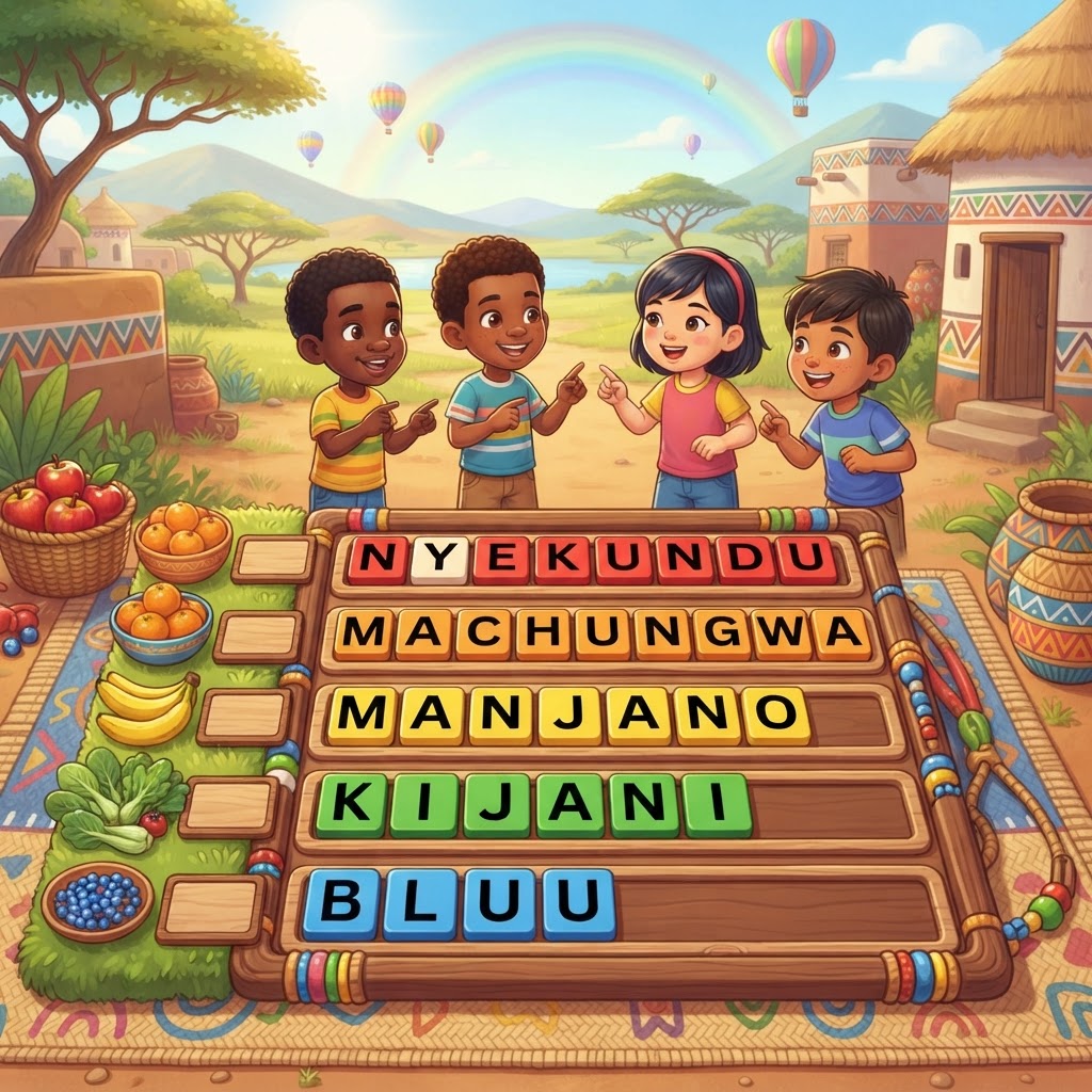 Rainbow Colors Scramble