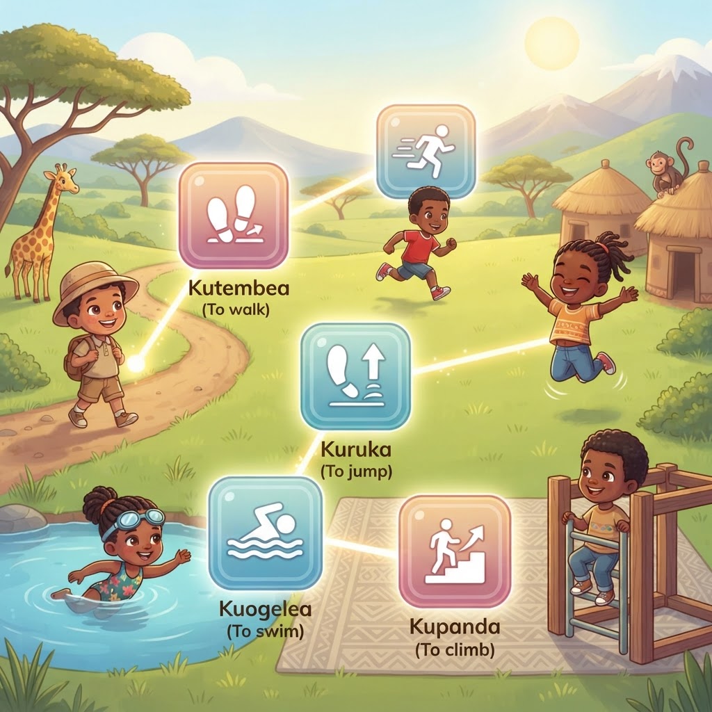 Movement Verbs Match