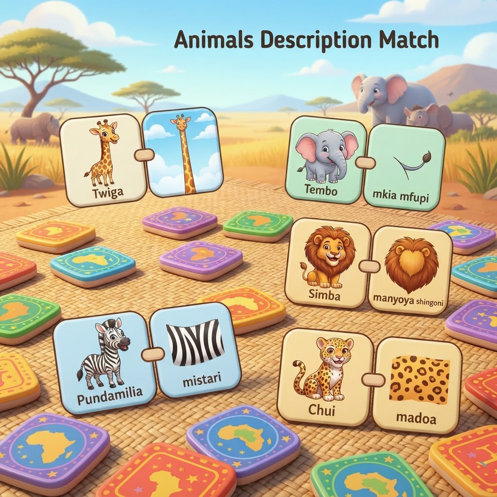 Animals Description Match