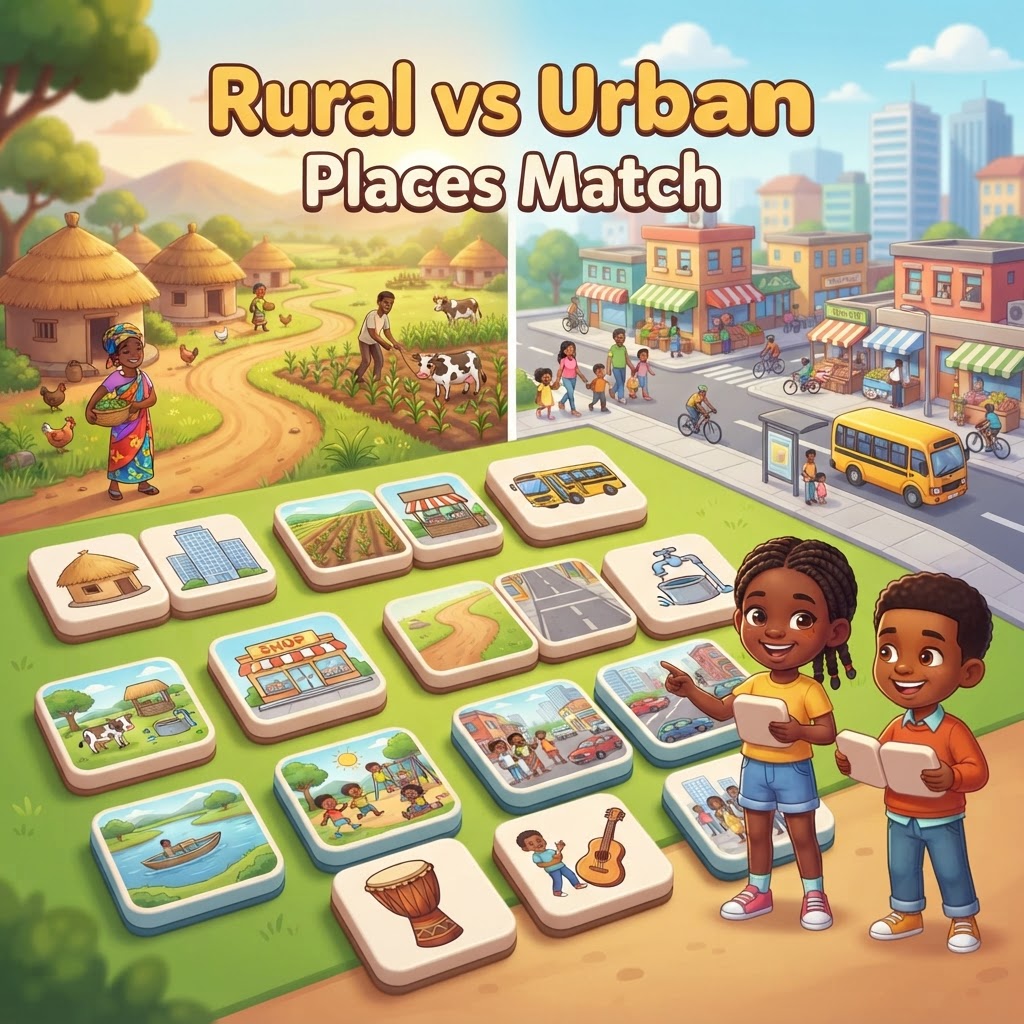 Rural vs Urban Places Match