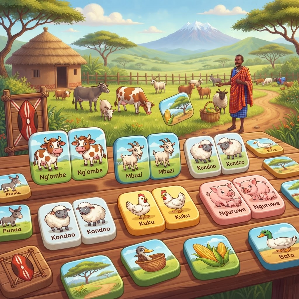Farm Animals Match