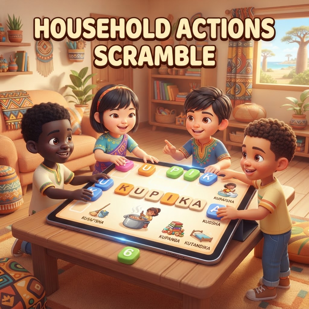 Household Actions Scramble