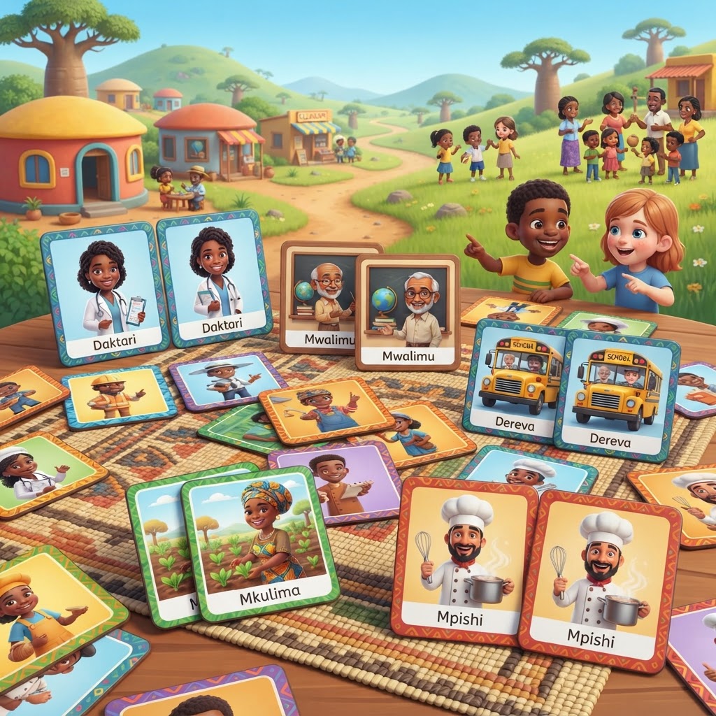 Profession Memory Game