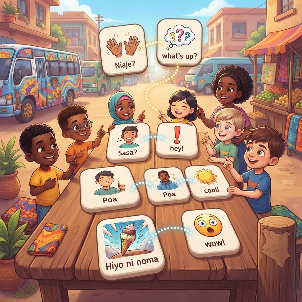 Street Swahili Match Game