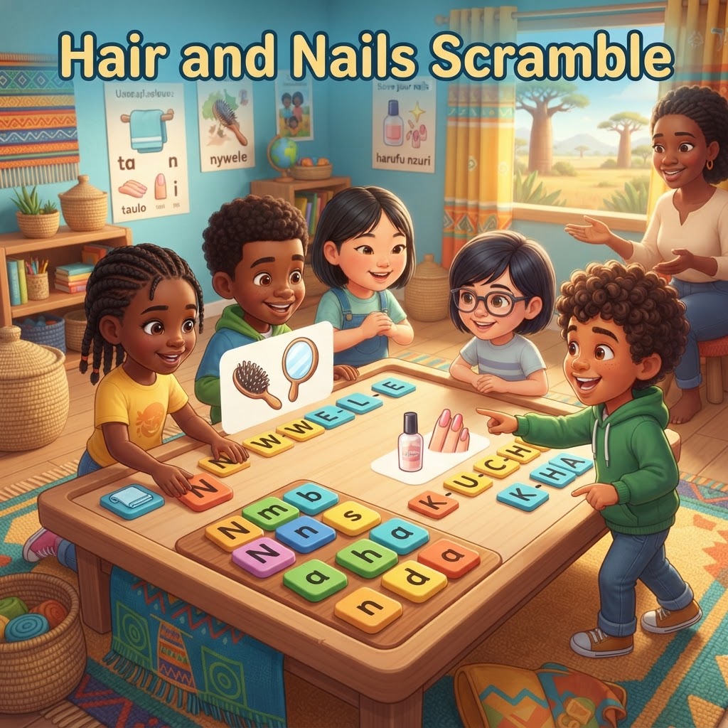 Hair and Nails Scramble