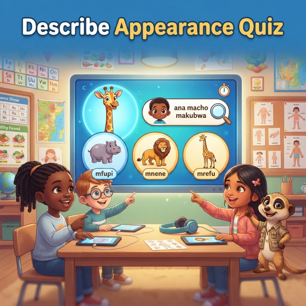 Describe Appearance Quiz