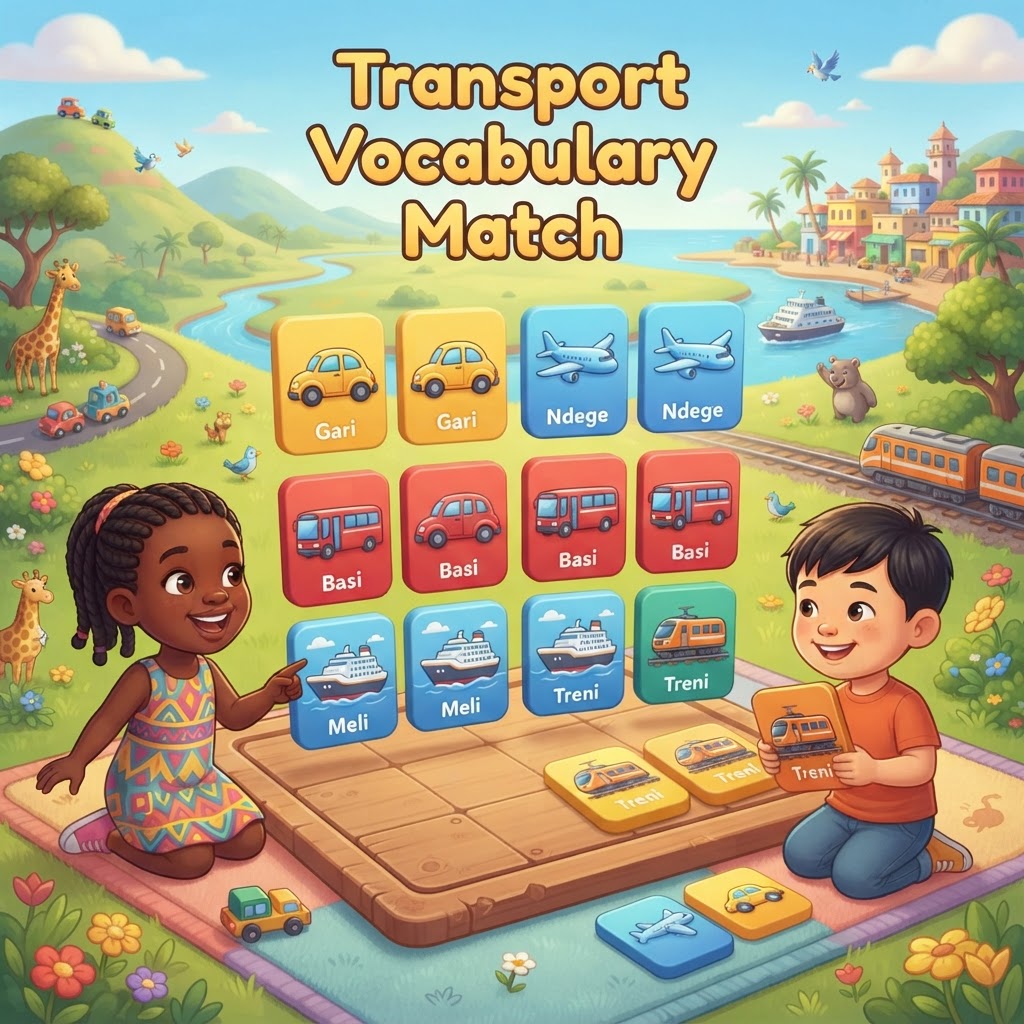 Transport Vocabulary Match