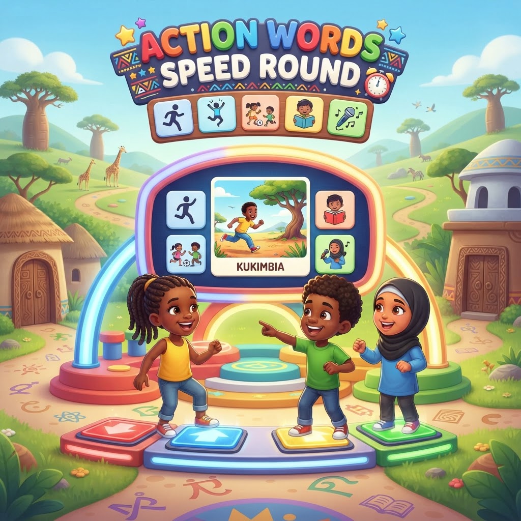 Action Words Speed Round
