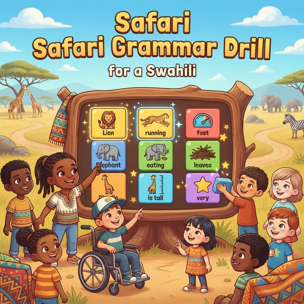 Safari Grammar Drill