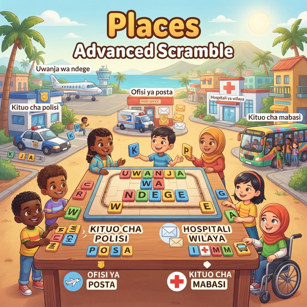 Places Advanced Scramble