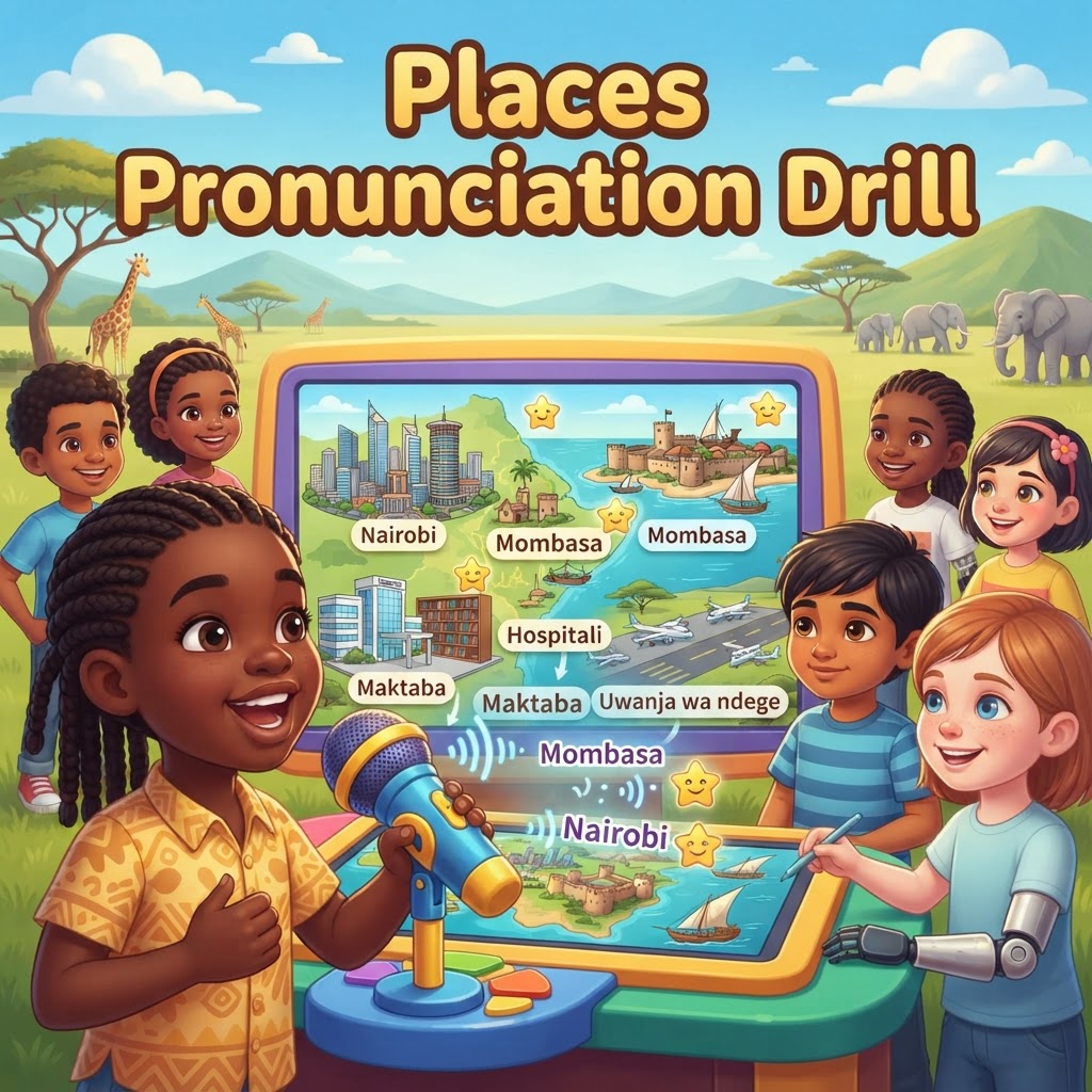 Places Pronunciation Drill