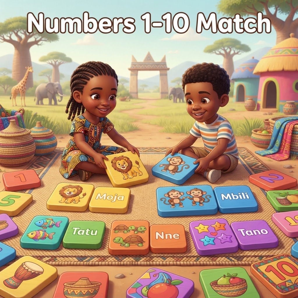 Numbers 1-10 Match