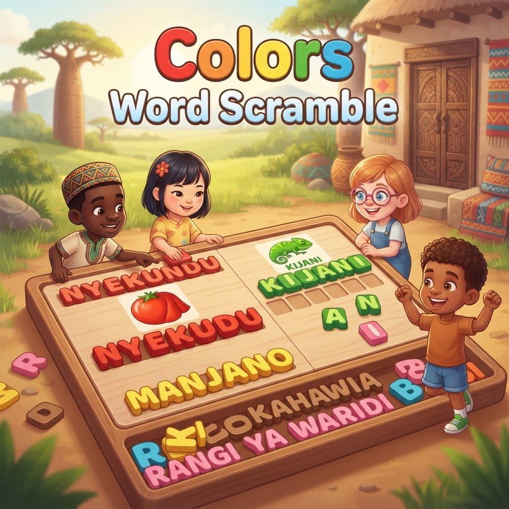 Colors Word Scramble