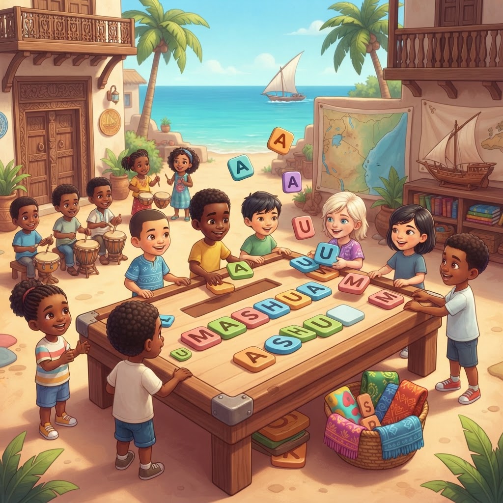 Coastal Culture Vocabulary Scramble