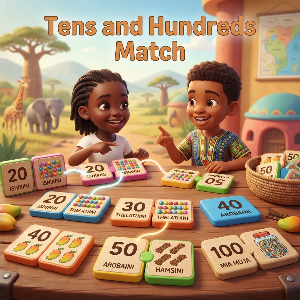 Tens and Hundreds Match