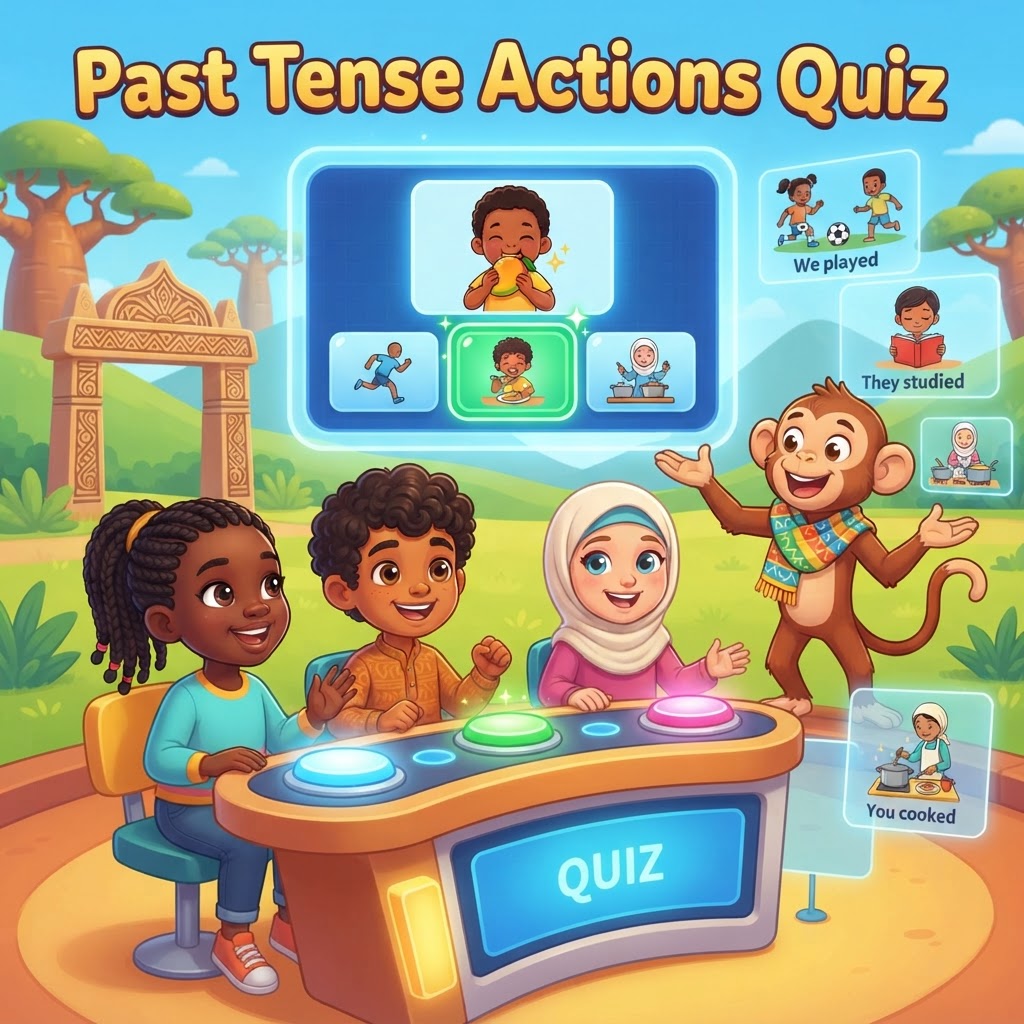 Past Tense Actions Quiz
