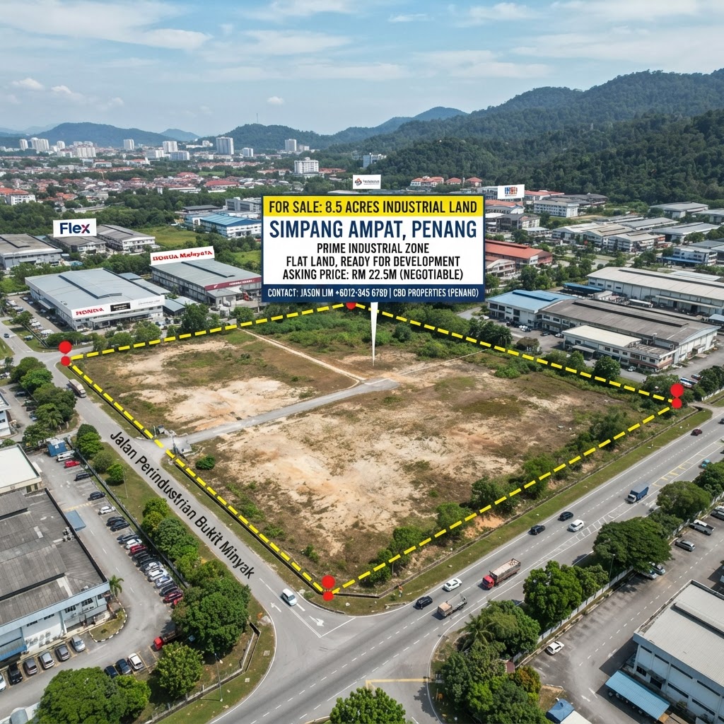 Industrial Land in Simpang Ampat — photo 2 of 8