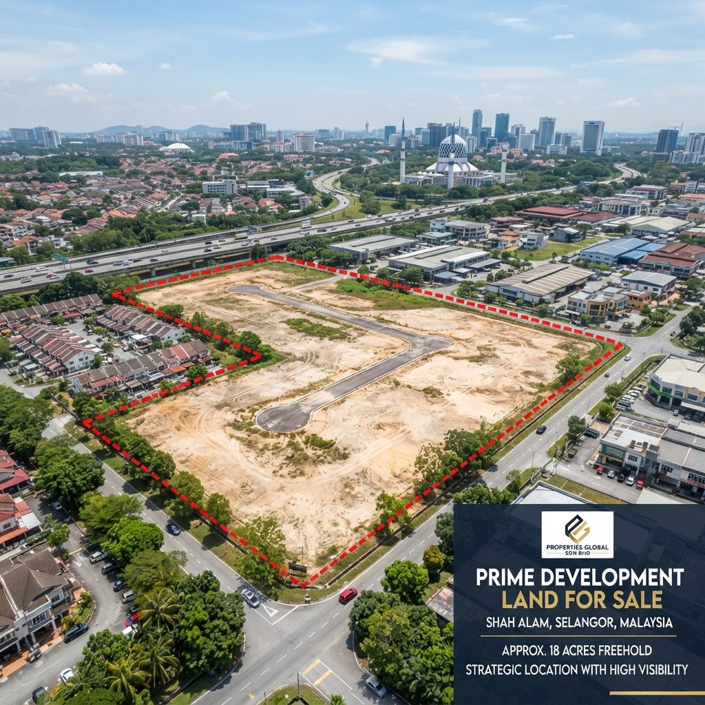 development land for sale in Shah Alam, Selangor, Malaysia