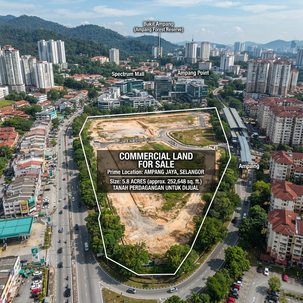 Commercial Land for sale in Ampang Jaya Municipal Council, Selangor, Malaysia