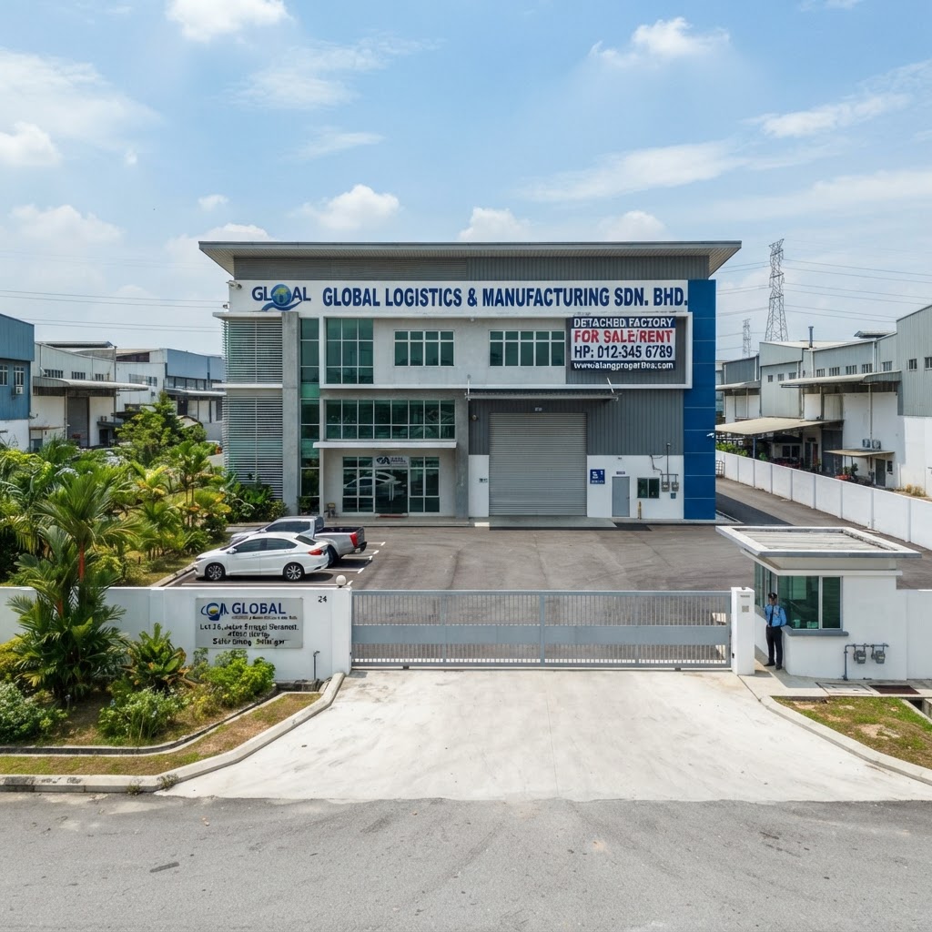 Detached Factory for rent in Klang City, Selangor, Malaysia — 29,019 sqft (freehold)