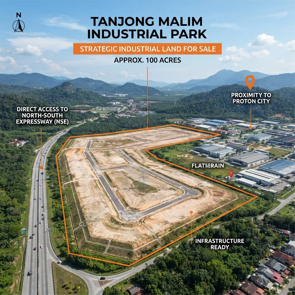 Industrial Land for sale in Tanjong Malim, Perak, Malaysia