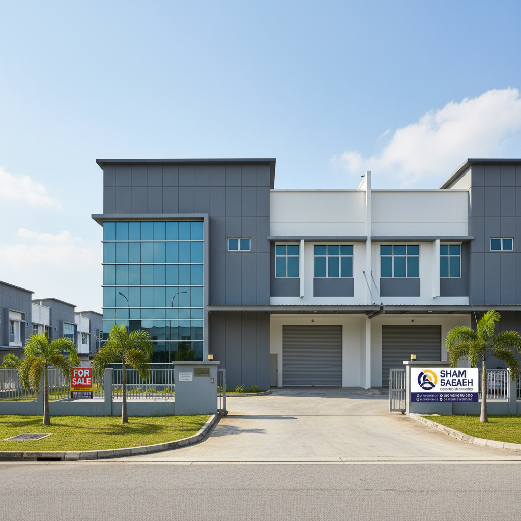 Semi-D Factory for Sale in Bukit Kemuning, Shah Alam — 32,271 sqft Freehold | 300A Power｜莎阿南半独立式工厂出售